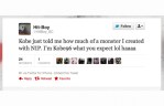 KOBE BRYANT'S TWITTER RESPONSE TO N.I.P (N****) IN PARIS