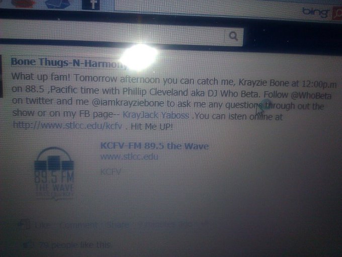 So what they got the Station wrong it felt good having a post with my Twitter mentioned have over 16 retweets and 300+ like on facebook. #TBT @S/O TO @iamKrayzieBone for Putting me on.