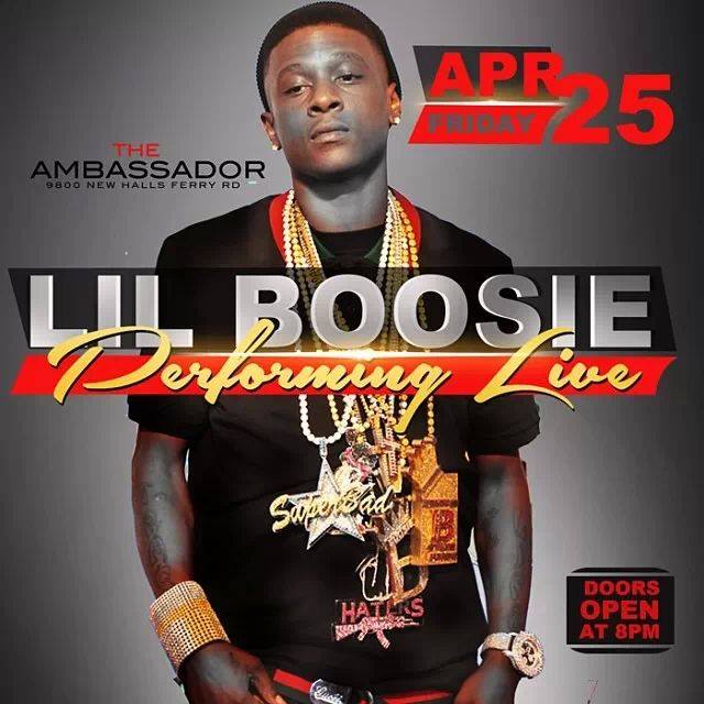 Lil Boosie To Perform April 25th at The Ambassador (Confirmed by Club Management )