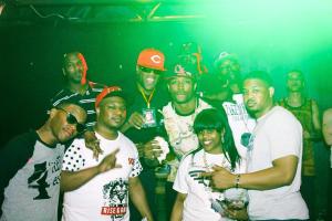 Yung Fe pictured with his $1000 winnings May 10th Studio 618